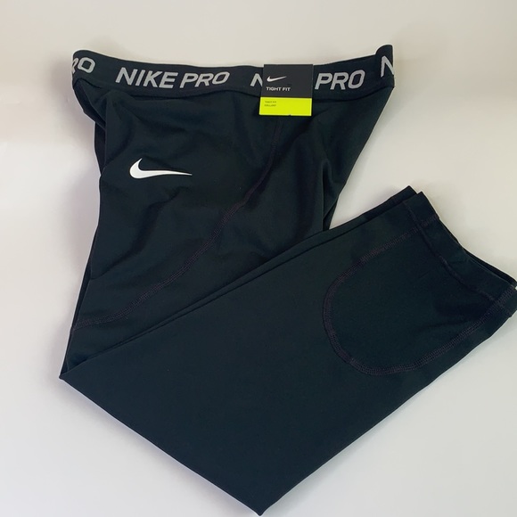 Nike Pro TIGHT Coolant Training Leggings 3/4 Length Dri-Fit Girls Large 09B35 - Picture 5 of 10